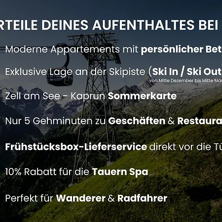 Appartements Bergfried - Ski In Ski Out Bis Ca Mitte Oder Ende Maerz, Inklusive Sommerkarte, Zentral Mit Ausblick Ueber Kaprun * Kaprun